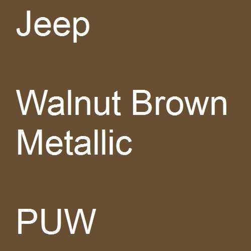 Jeep, Walnut Brown Metallic, PUW.